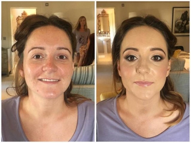 Свадебный макияж: до и после (27 фото)
