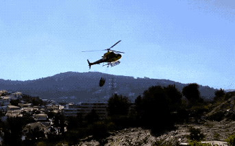 Интересные гифки с вертолетами (23 гифки)