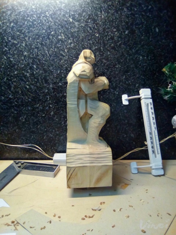 Создание фигурки из дерева в стиле фентези (19 фото)