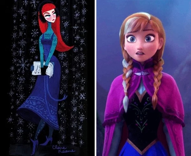 Зарисовки персонажей Disney (30 фото)