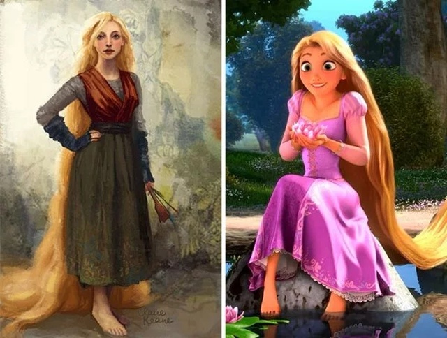 Зарисовки персонажей Disney (30 фото)