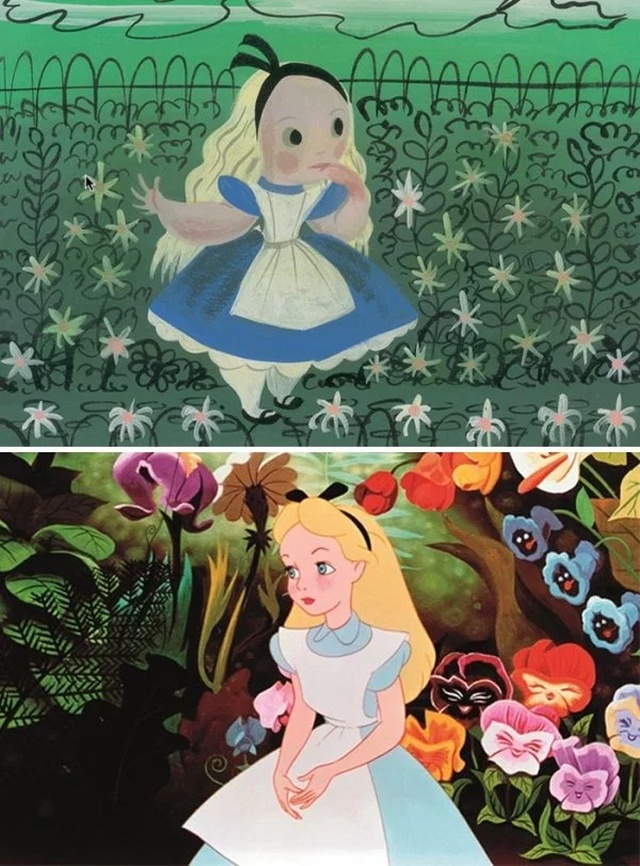 Зарисовки персонажей Disney (30 фото)