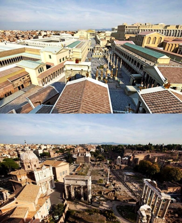 Как выглядели известные сооружения Римской империи 2 тысяч лет назад (12 фото)