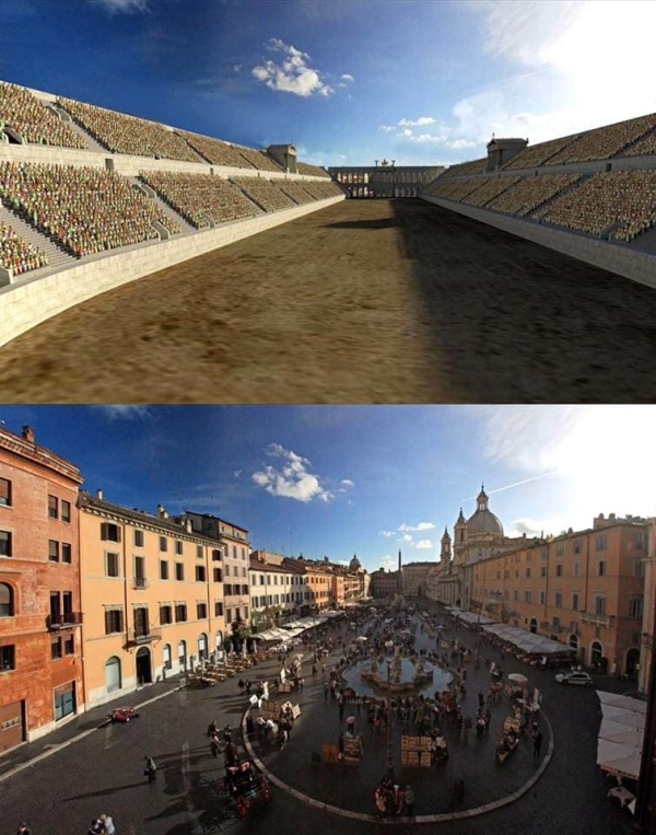 Как выглядели известные сооружения Римской империи 2 тысяч лет назад (12 фото)