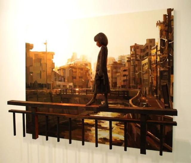 Трехмерные работы японского художника Шинтаро Охата (15 фото)