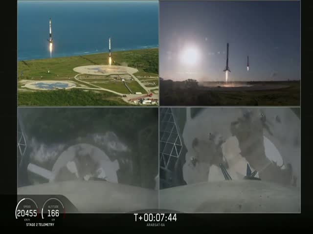 SpaceX провела первый коммерческий запуск ракеты Falcon Heavy