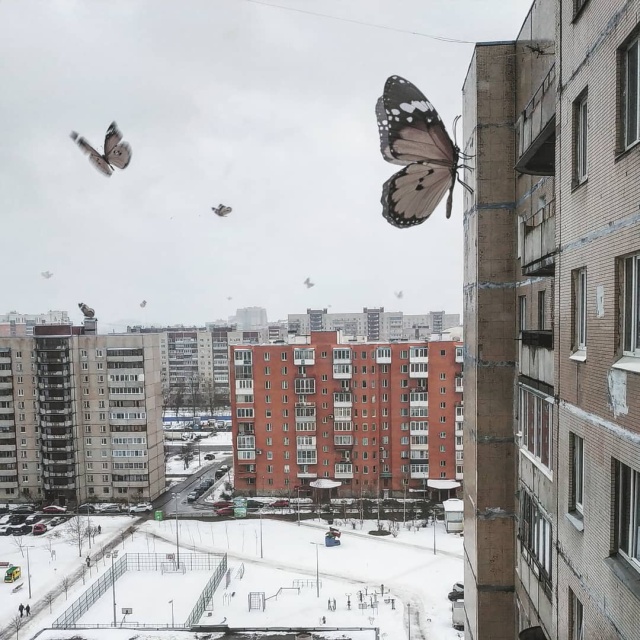 Необычные пейзажи Санкт-Петербурга от художника Вадима Соловьева (20 фото)