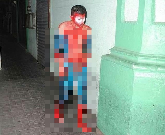 Мексиканский наркокартель "раскрасил" людей под супергероев из "Мстителей" (5 фото)