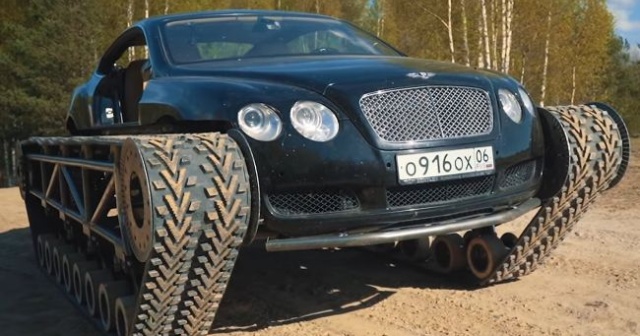 Уникальный вездеход из элитного Bentley Continental GT (8 фото + видео)