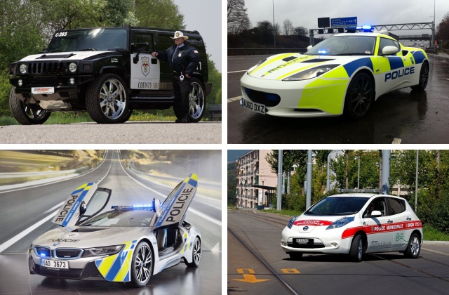 Элитные полицейские автомобили разных стран мира (15 фото)