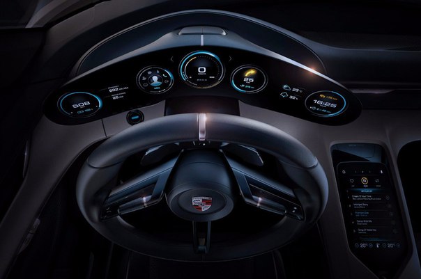 Porsche показал концепт конкурента Tesla Model S