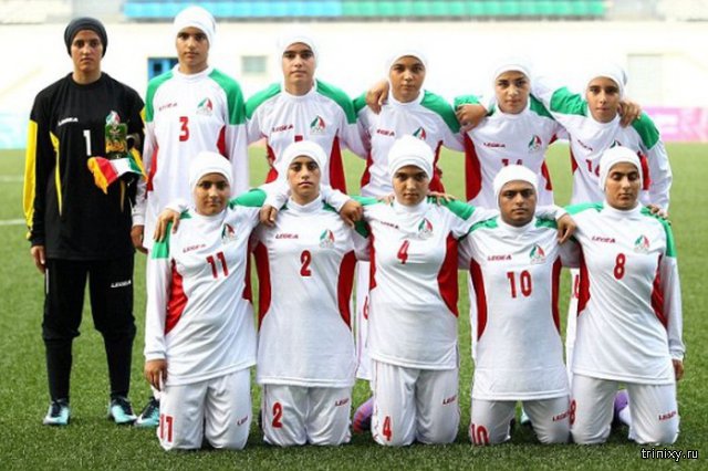 8 футболисток женской сборной Ирана оказались мужчинами