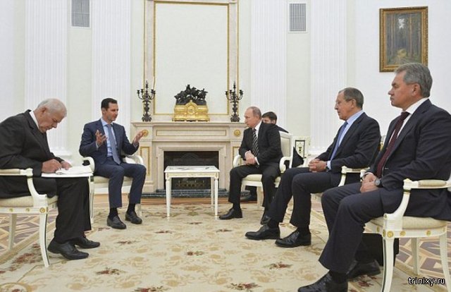 В Москве состоялась встреча Башара Асада и Владимира Путина