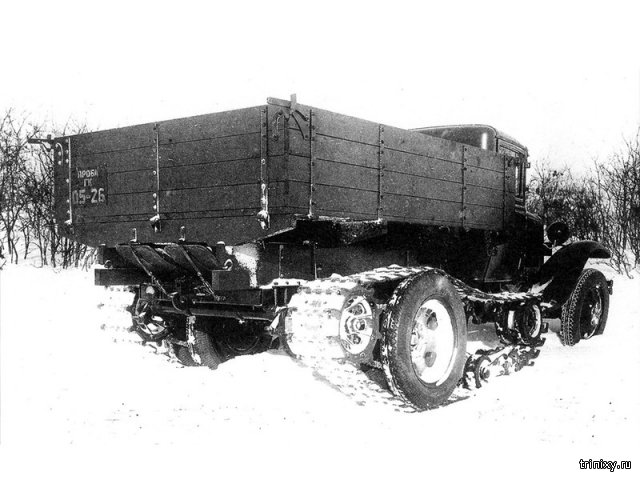 Опытный гусеничный автомобиль ГАЗ-65 \