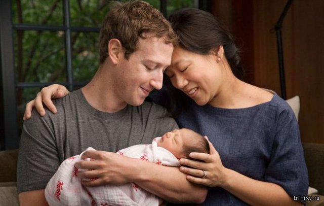 Цукерберг сообщил о рождении дочери и пообещал отдать 99% акций Facebook на благотворительность