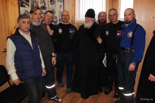 Глава РПЦ патриарх Кирилл посетил Антарктиду