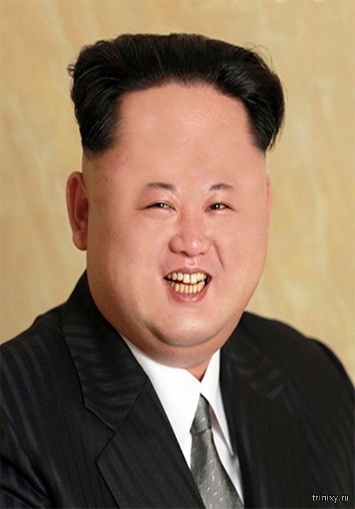 Портрет Ким Чен Ына без ретуши вдохновил интернет-пользователей на фотожабы