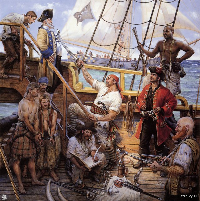 Необычные и интересные факты о пиратах