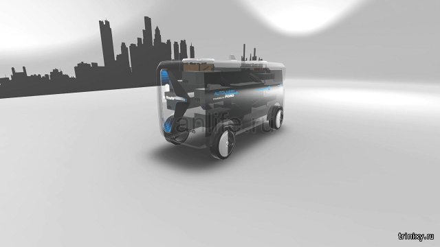 Ford представил концепт автономного фургона FedEx с беспилотниками
