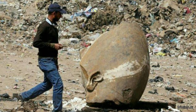 В столице Египта обнаружили статую Рамсеса II, которой уже 3000 лет