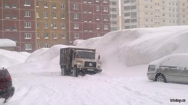 Суровые зимы в Норильске