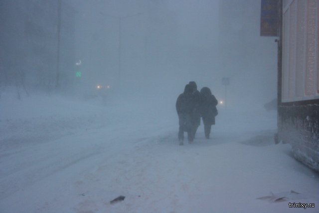 Суровые зимы в Норильске