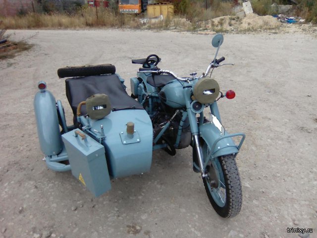 Восстановление старого мотоцикла Днепр