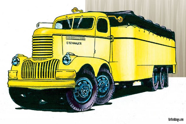 Уникальный двухмоторный грузовик Eisenhauer Freighter 1946 года