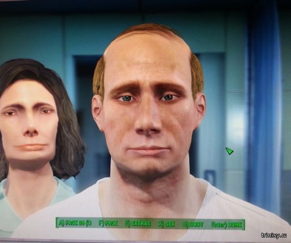 Знаменитости при помощи редактора персонажей из Fallout 4
