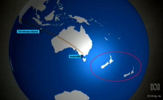 Очередной новостной ляп ABC News: на карте мира две Новых Зеландии