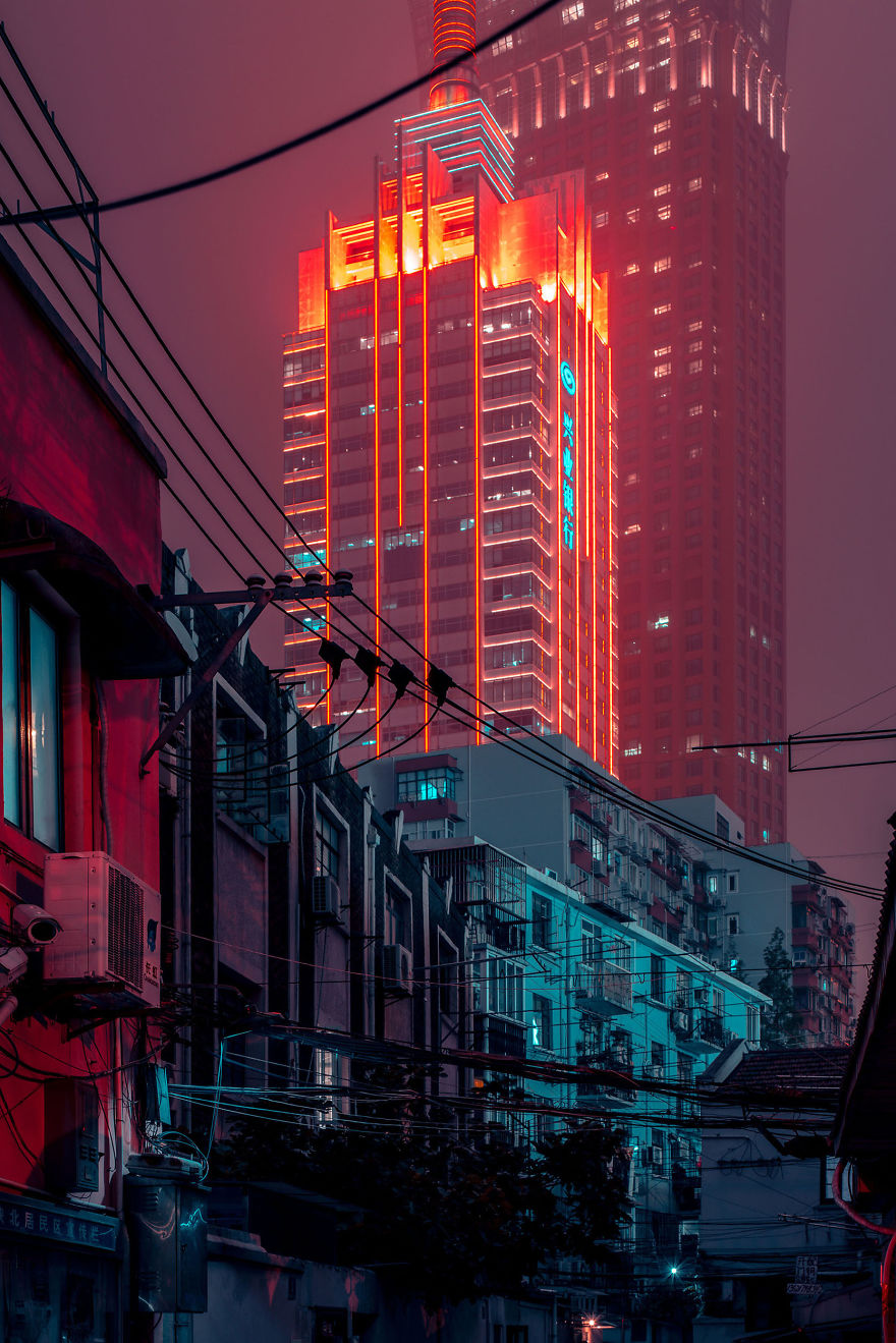 Киберпанковый Шанхай глазами фотографа Коди Эллингема