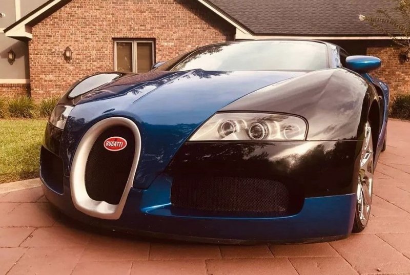 Копию Bugatti Veyron продают в 20 раз дешевле оригинала