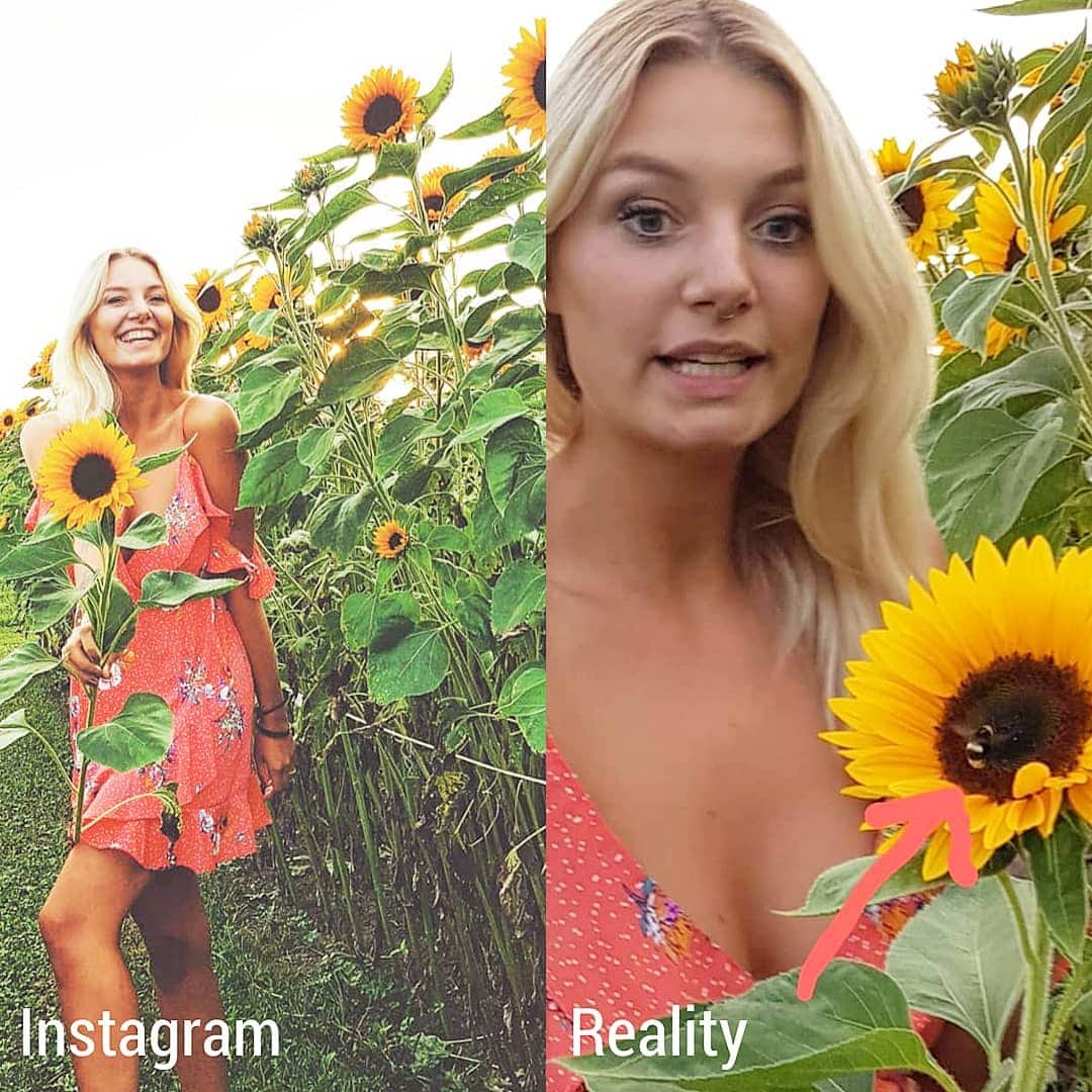Девушка из Швейцарии сравнила обычную жизнь и то, какой её показывают в Инстаграме
