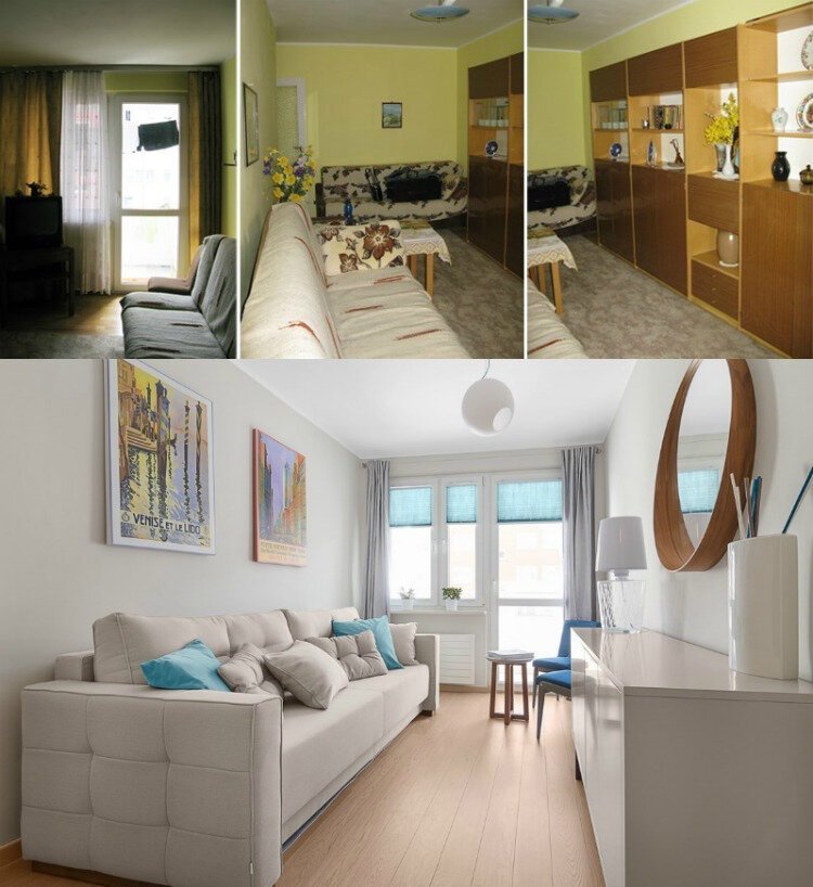 Фотографии старых квартир до и после небольшого ремонта