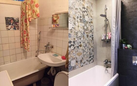 Фотографии старых квартир до и после небольшого ремонта