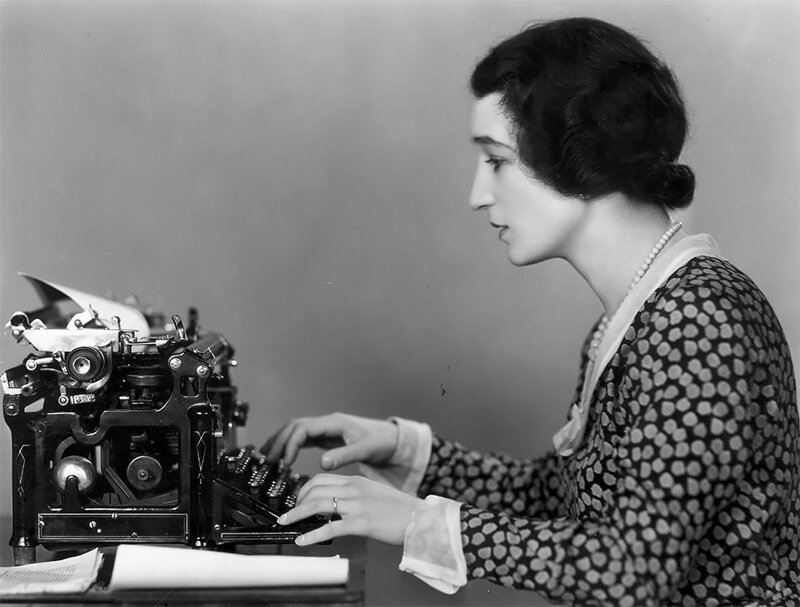Фотоподборка эпохи пишущих машинок