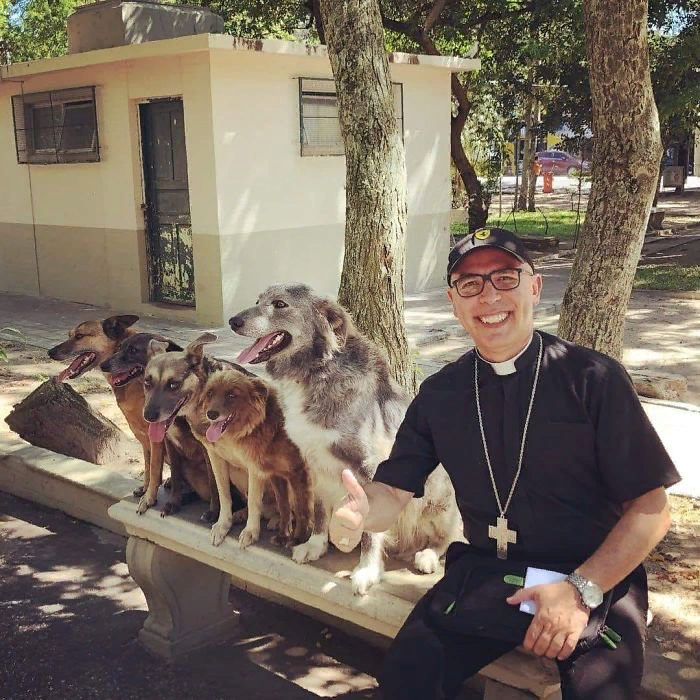Бразильский священник спасает бездомных собак
