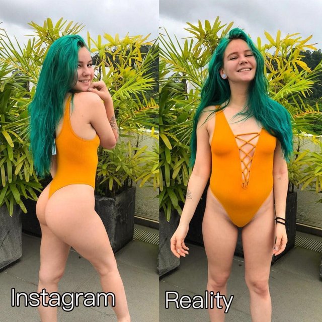Instagram VS Реальность: Девушка худеет и полнеет на глазах Instagram VS Реальность