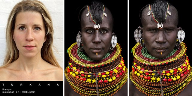 Путешественница перевоплотилась в женщин разных африканских племен
