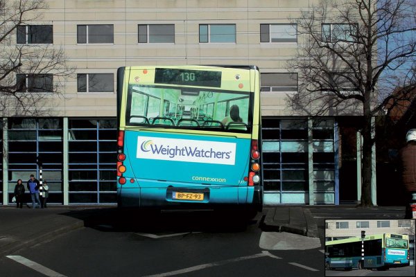 Реклама на автобусах, как произведения искусства
