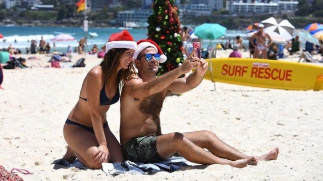Рождество на пляже Сиднея
