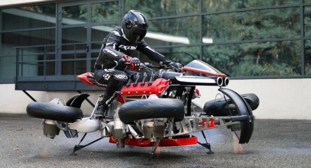 Летающий мотоцикл-трансформер