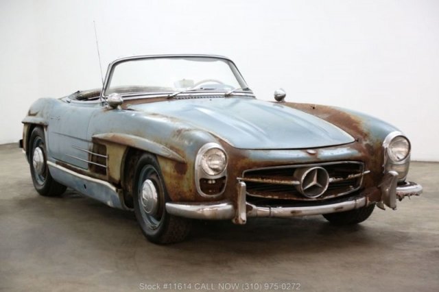 Ржавый Mercedes-Benz 300SL был продан за баснословные деньги