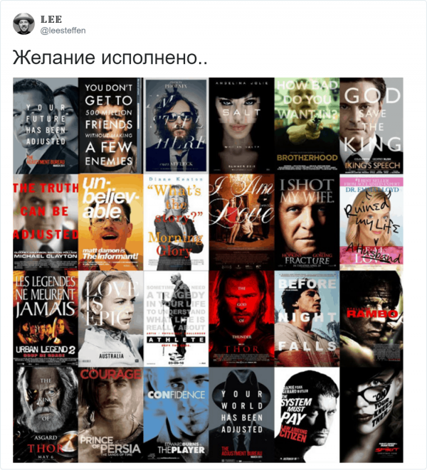 Исследование в Твиттере: фильмы можно разделить на типы по их постерам