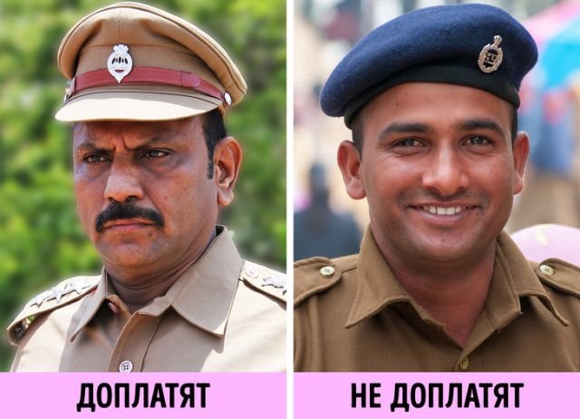Индийским полицейским доплачивают за усы