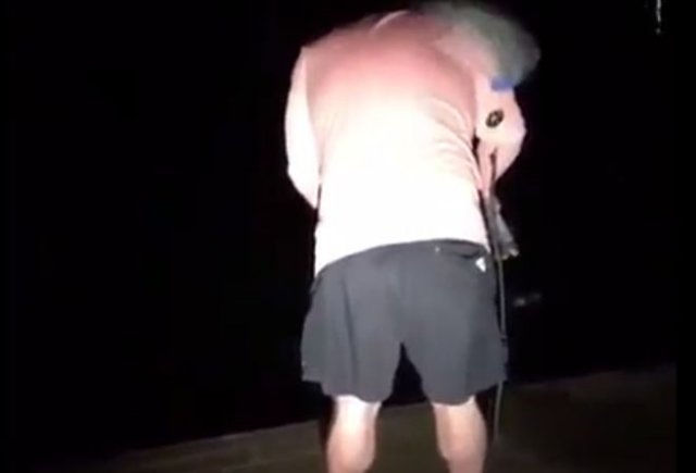 Не стоит пытаться рыбачить пьяным в ночное время суток
