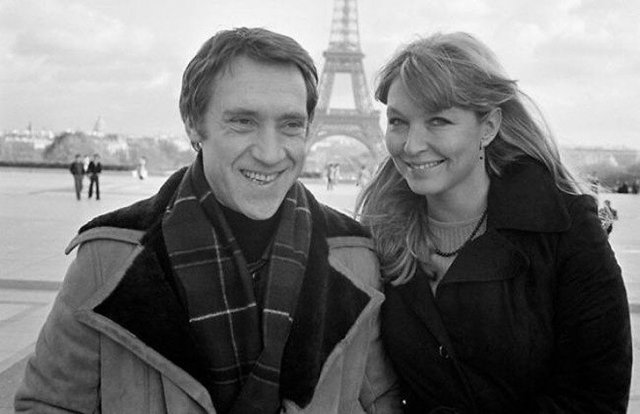 Владимир Высоцкий и Марина Влади в Париже, 1977 год