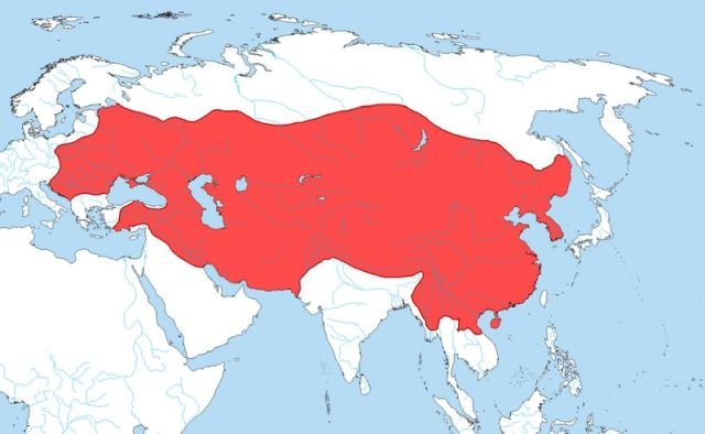 2 место: Монгольская империя
