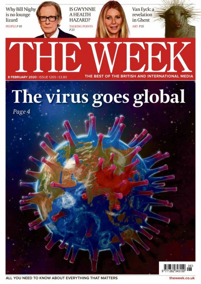 Обложки мировых СМИ в эпоху коронавируса