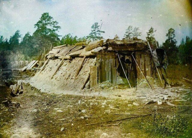 Фотографии русских деревень конца XIX века в цвете